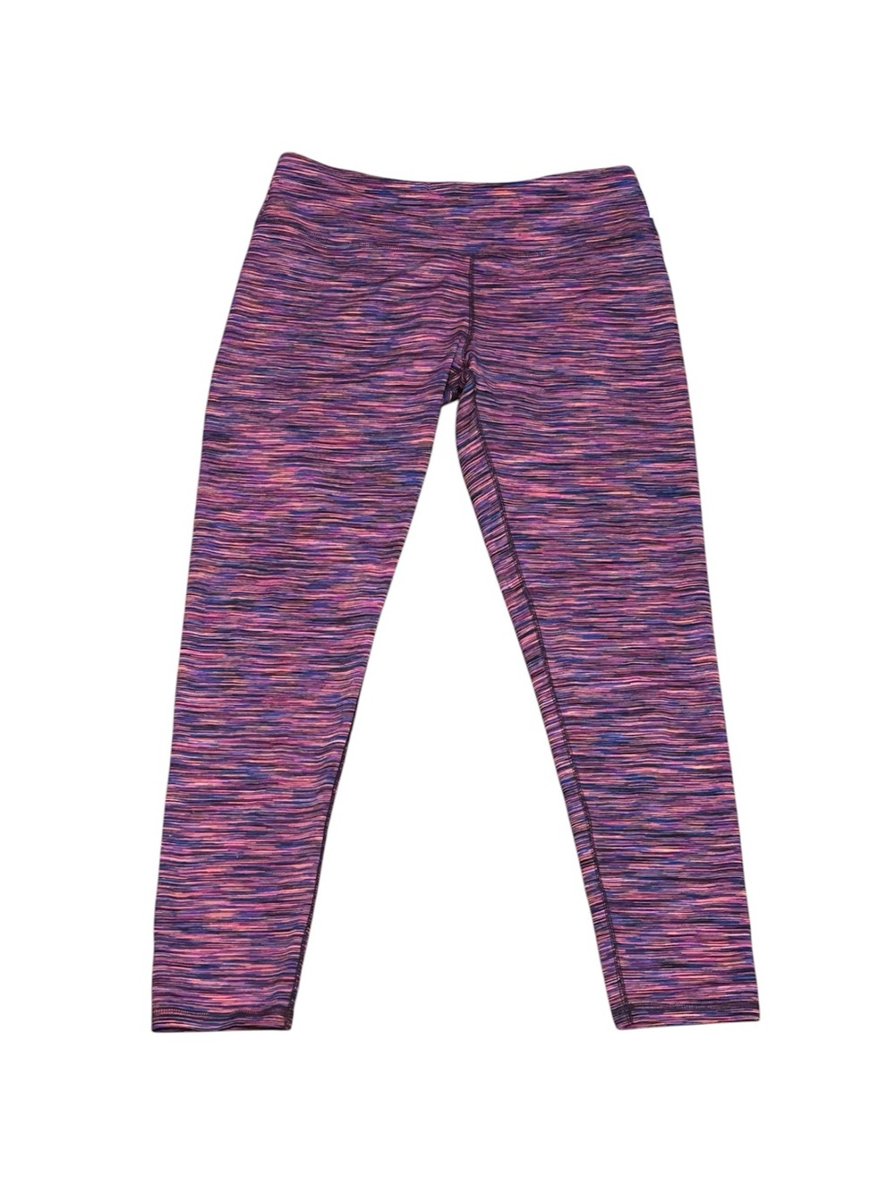 RBX Women’s Pink & Purple Space-Dye Active Leggings -Size XL